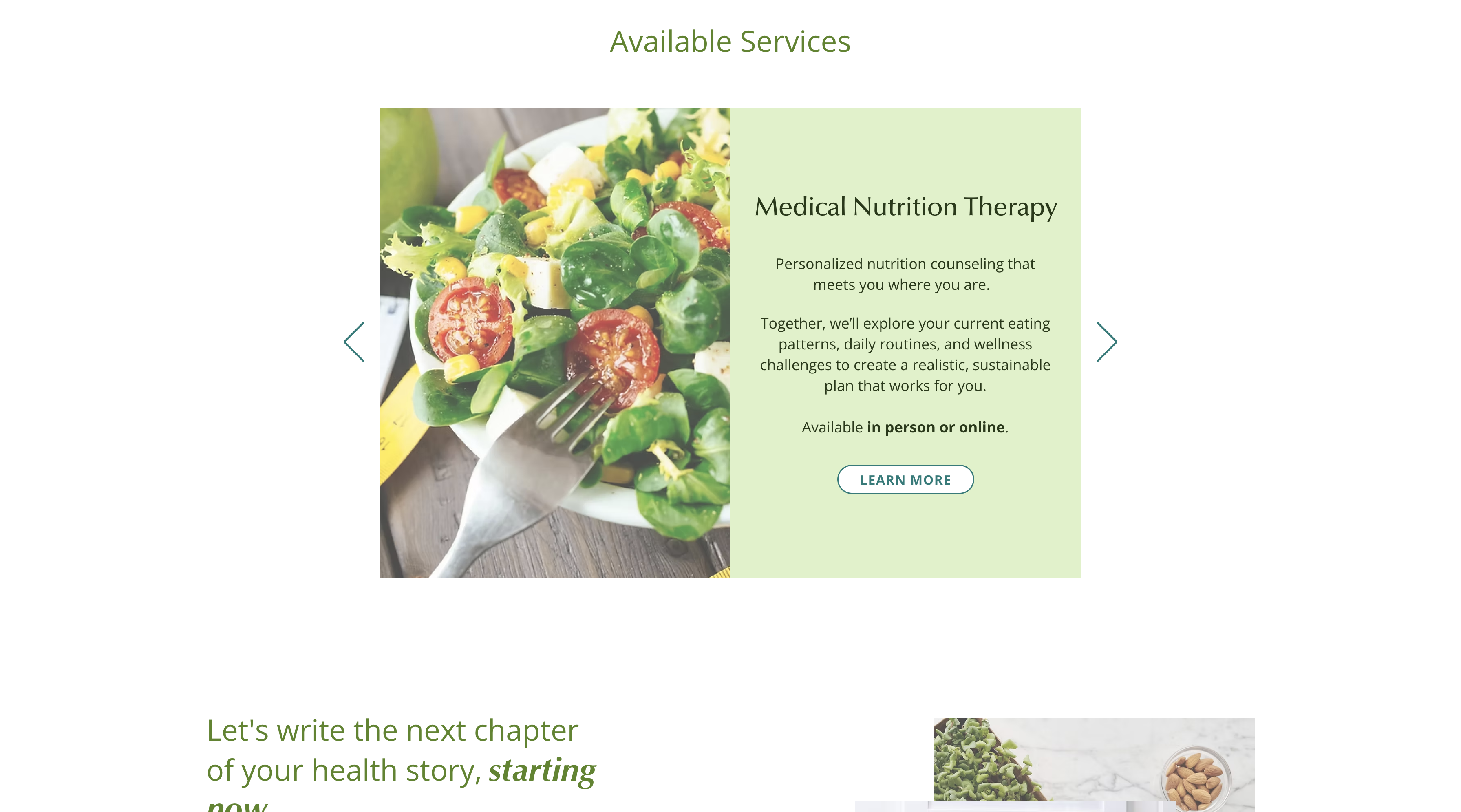 A Stronger Tomorrow website screenshot 8