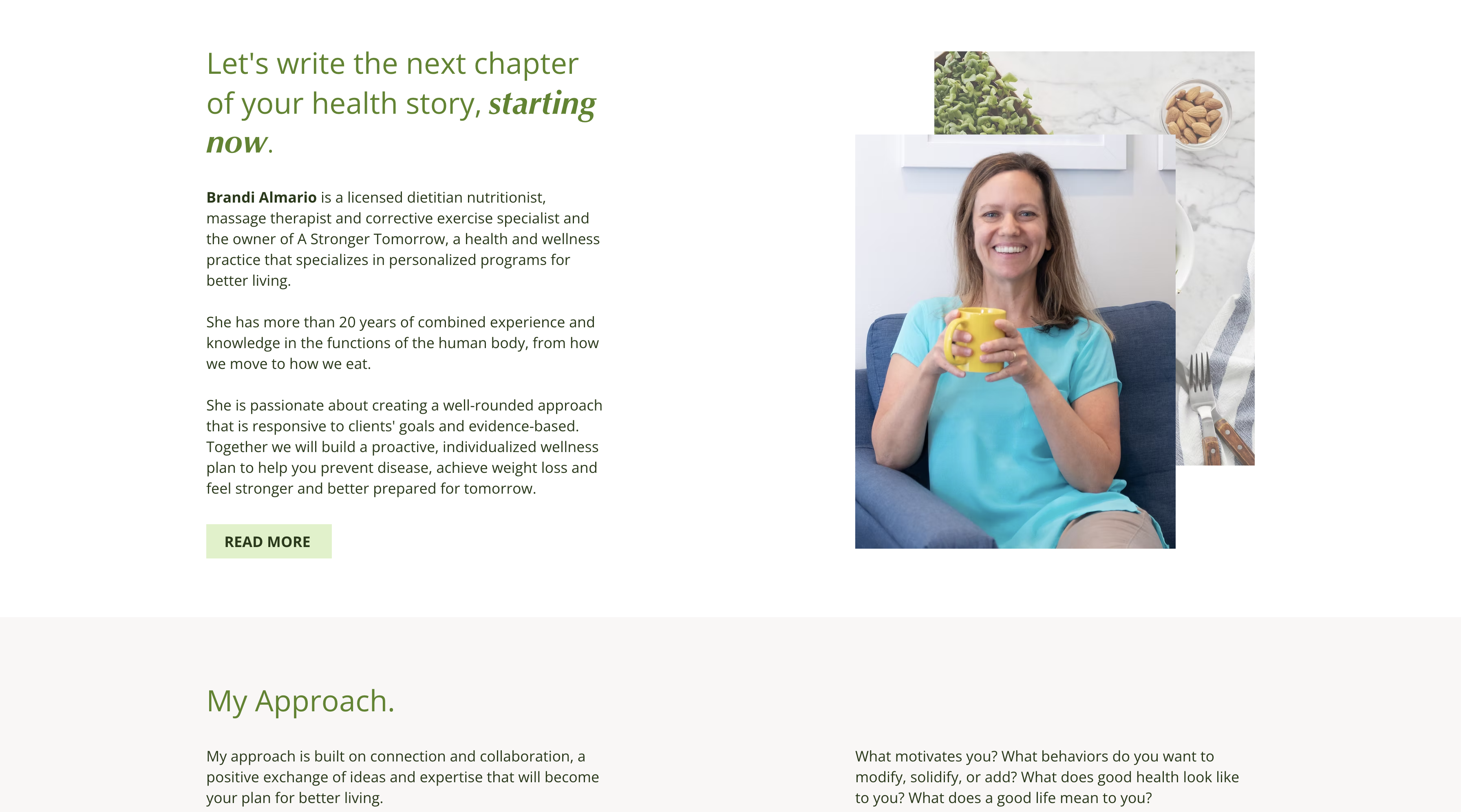 A Stronger Tomorrow website screenshot 9