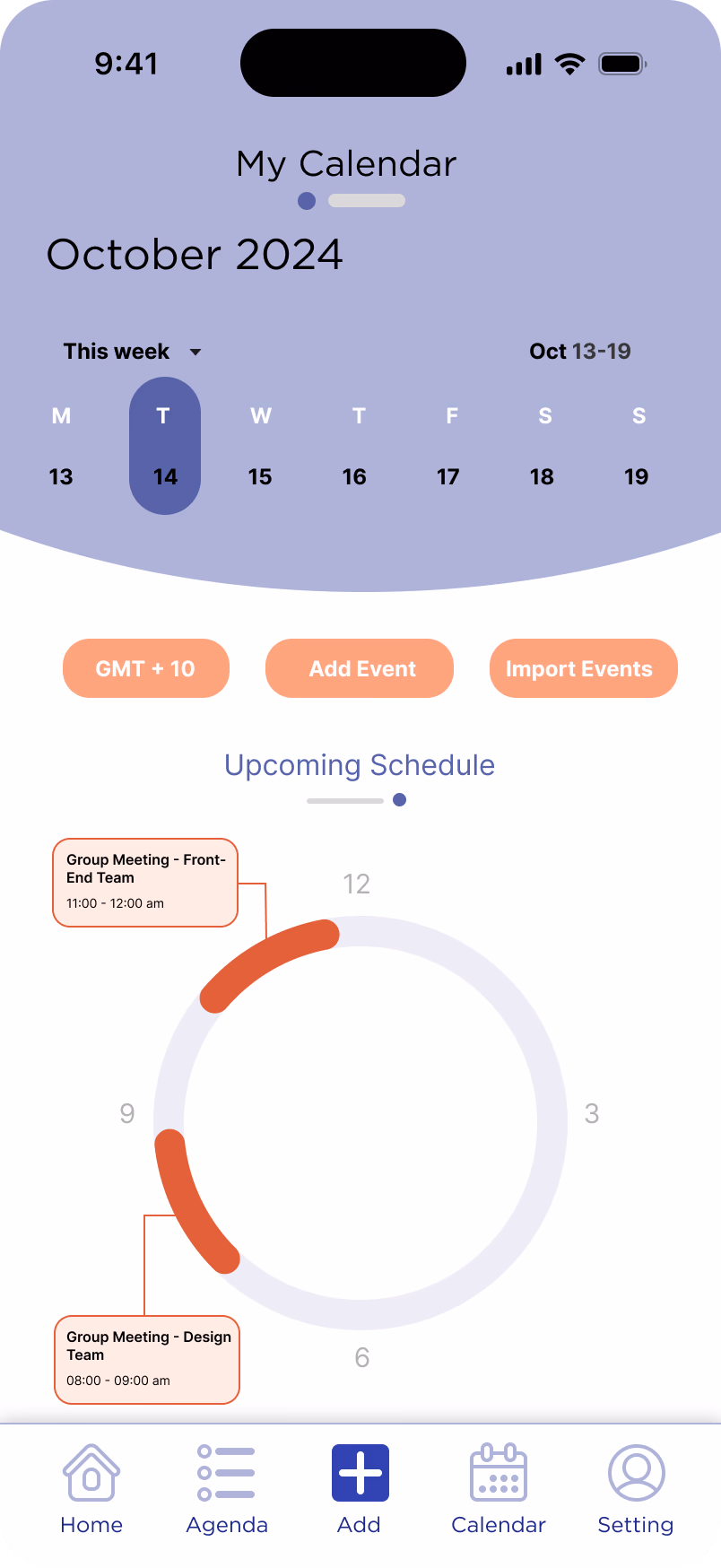Calendar View - Step 2