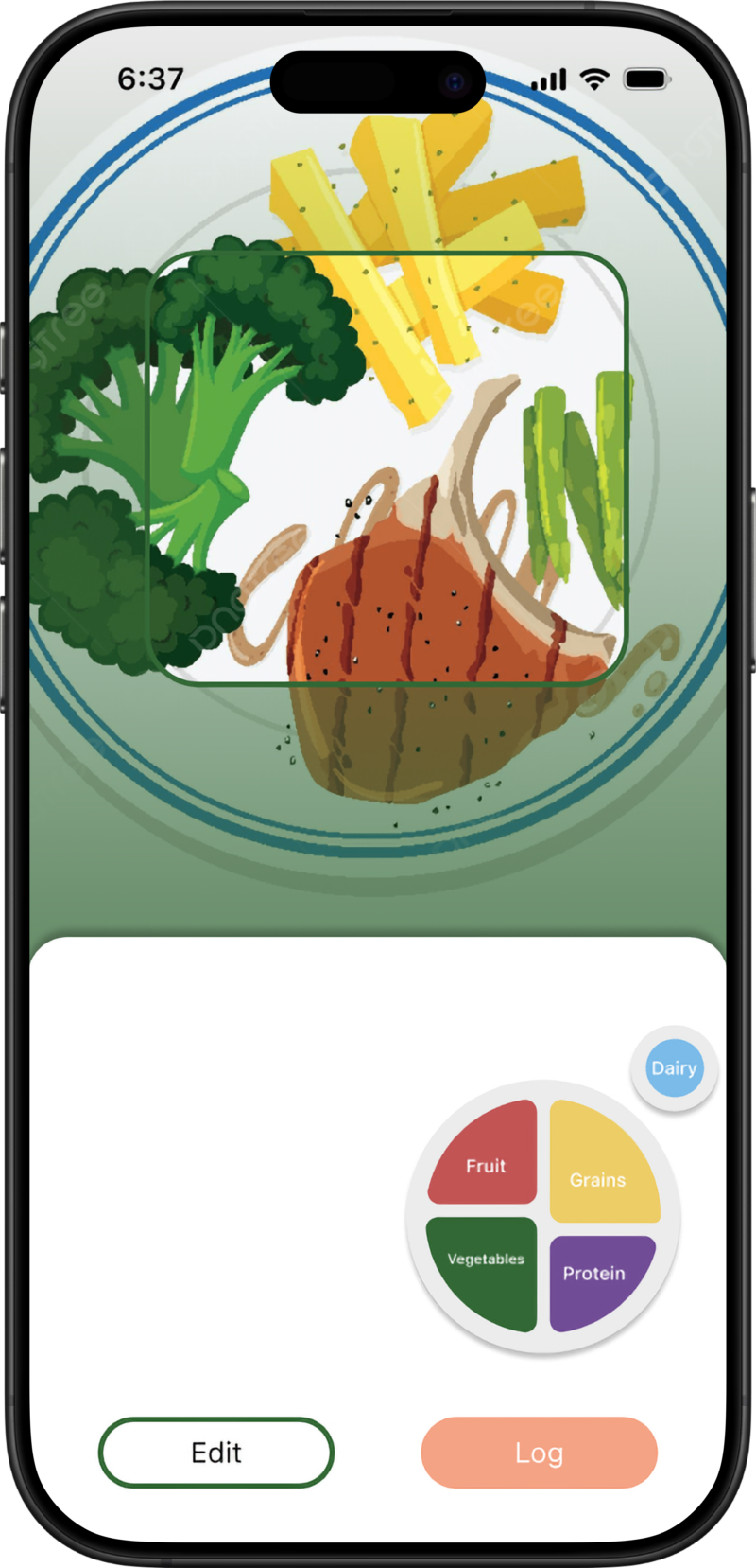 Final Add a Meal Screen 3