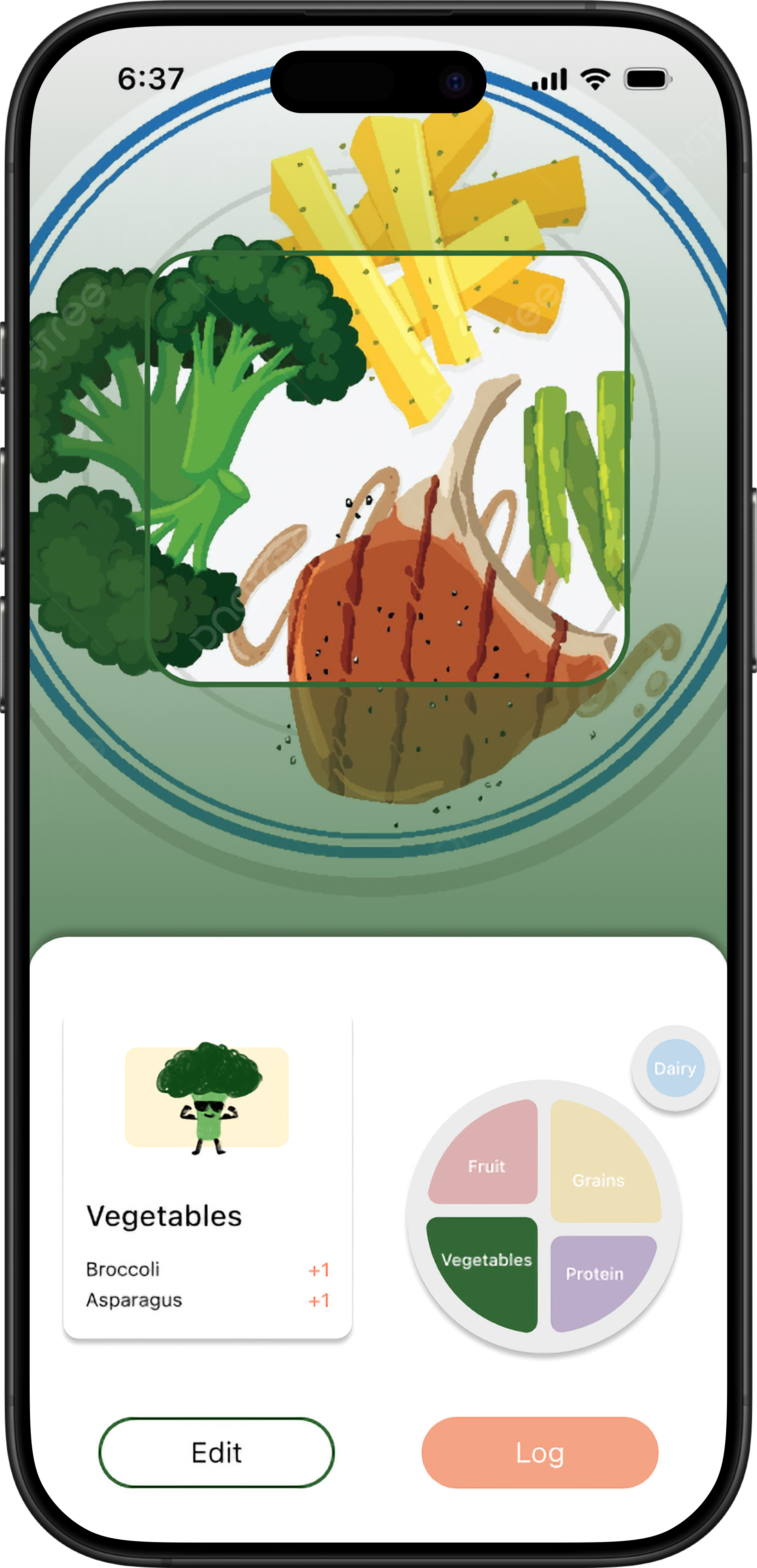 Final Add a Meal Screen 4