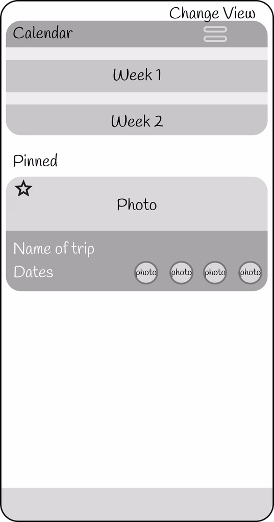 Home Page Wireframe Iteration 1
