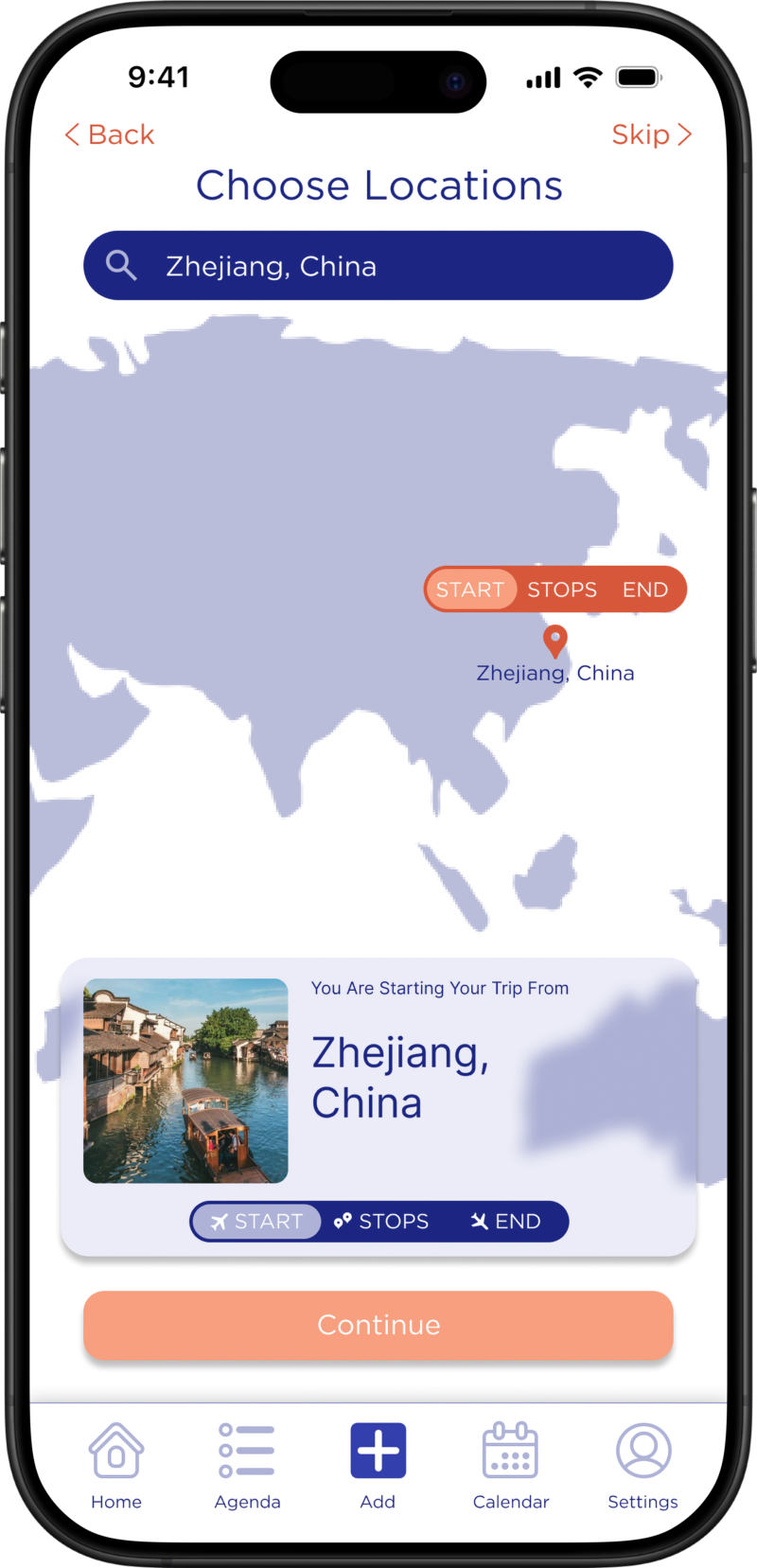 Start A New Trip - Add Locations Step 4
