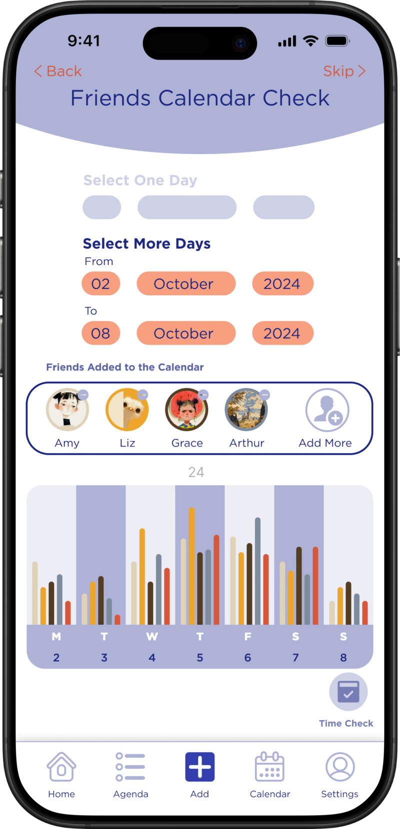 Start A New Trip - Add Friends And Check Calendar Step 6