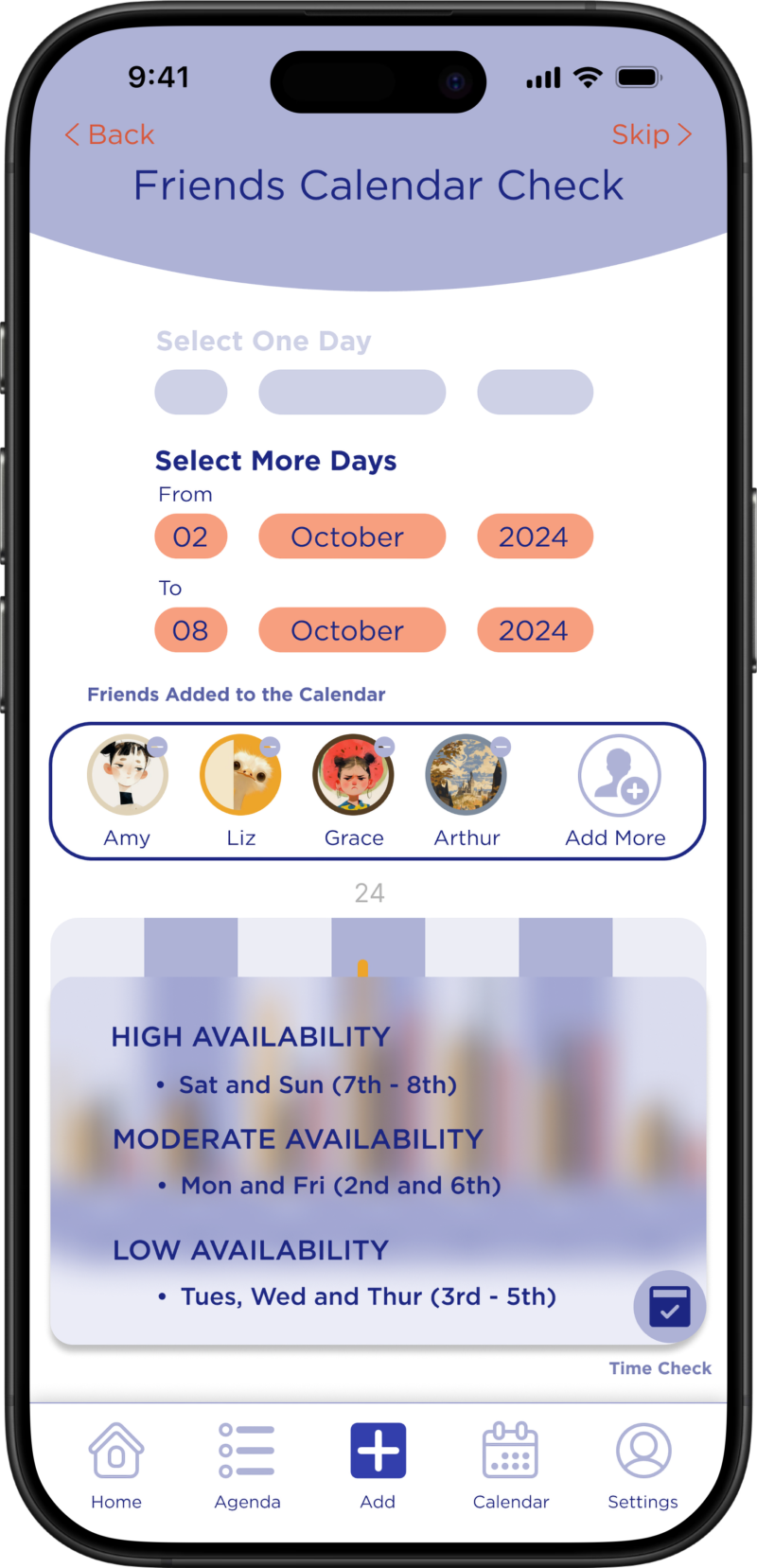 Start A New Trip - Add Friends And Check Calendar Step 7