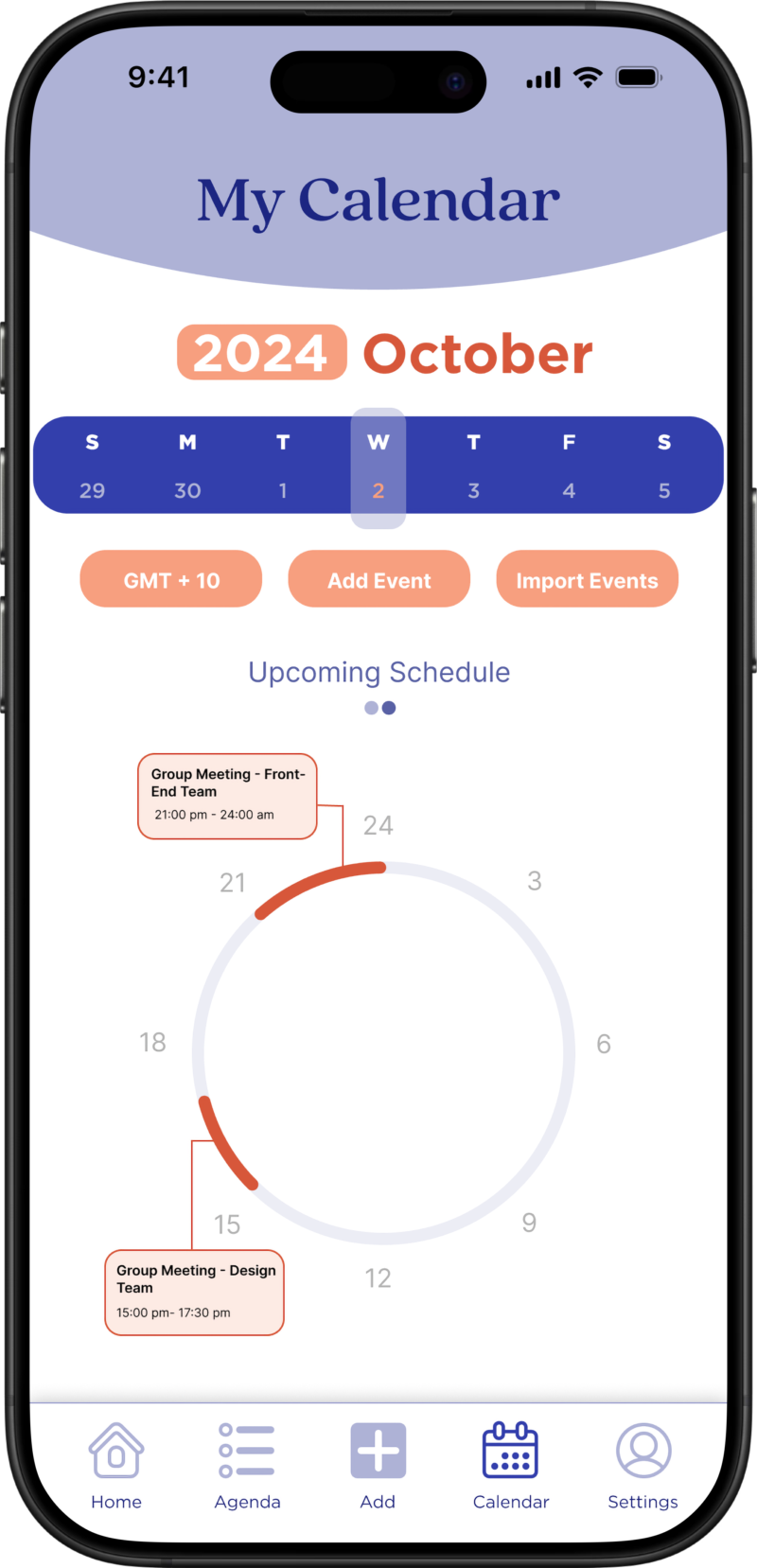 My Calendar Step 2