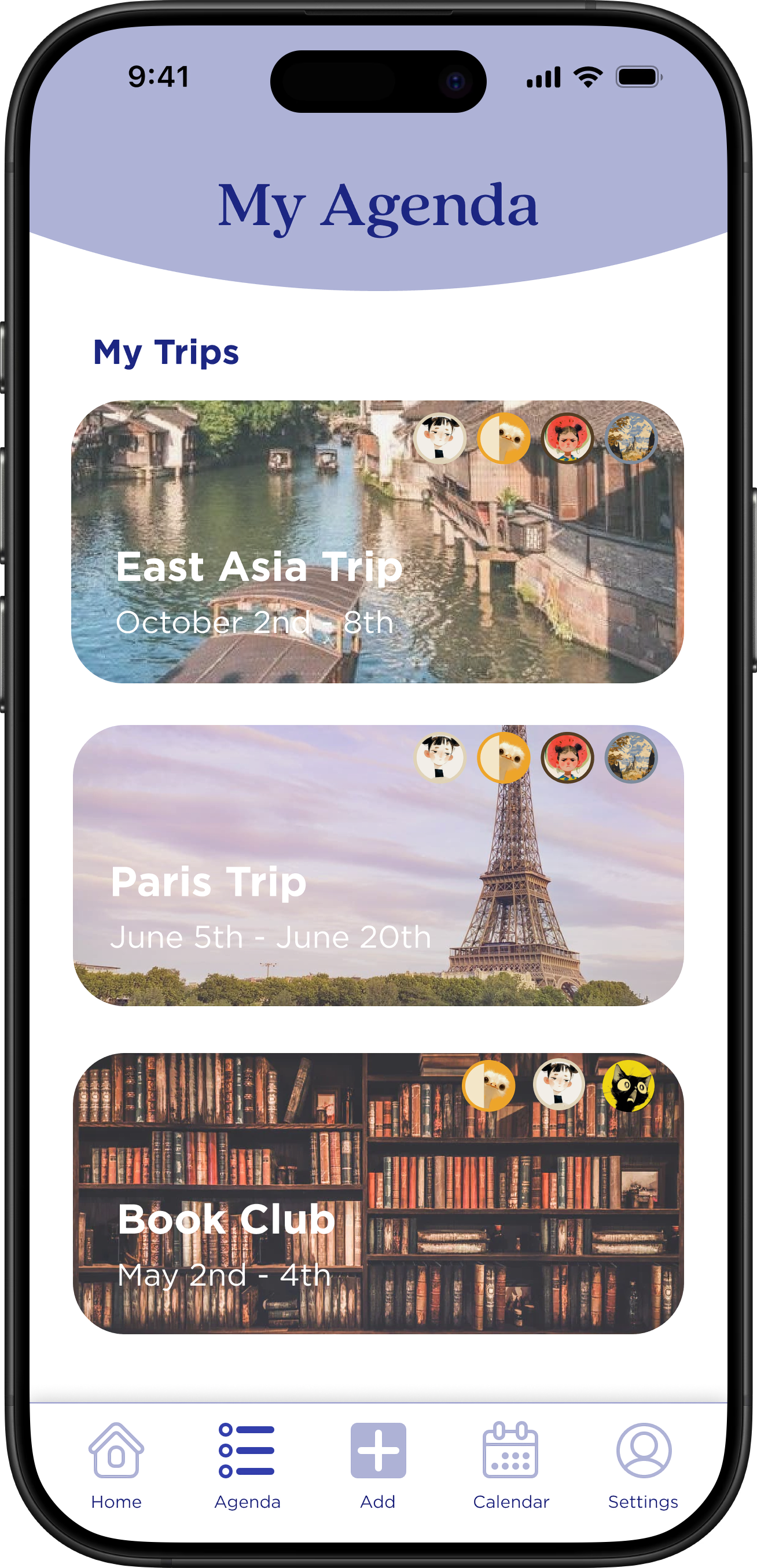 View and Edit Itinerary - Established Itinerary Step 1