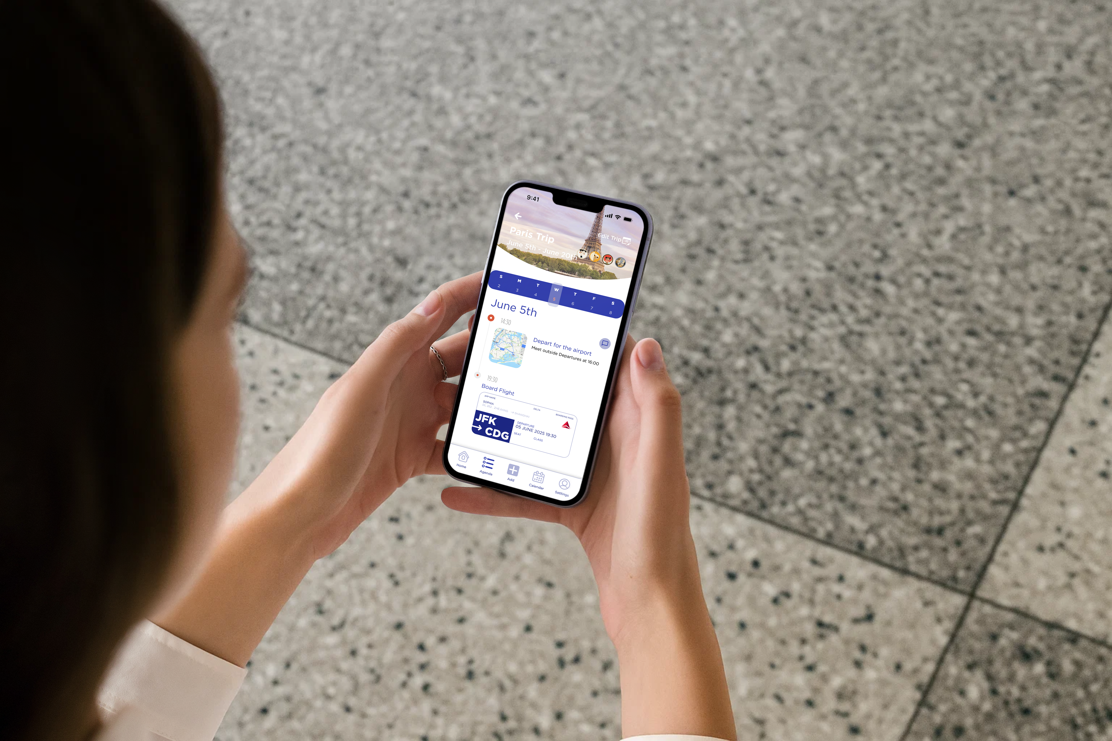 PlanIt App in Use at Airport