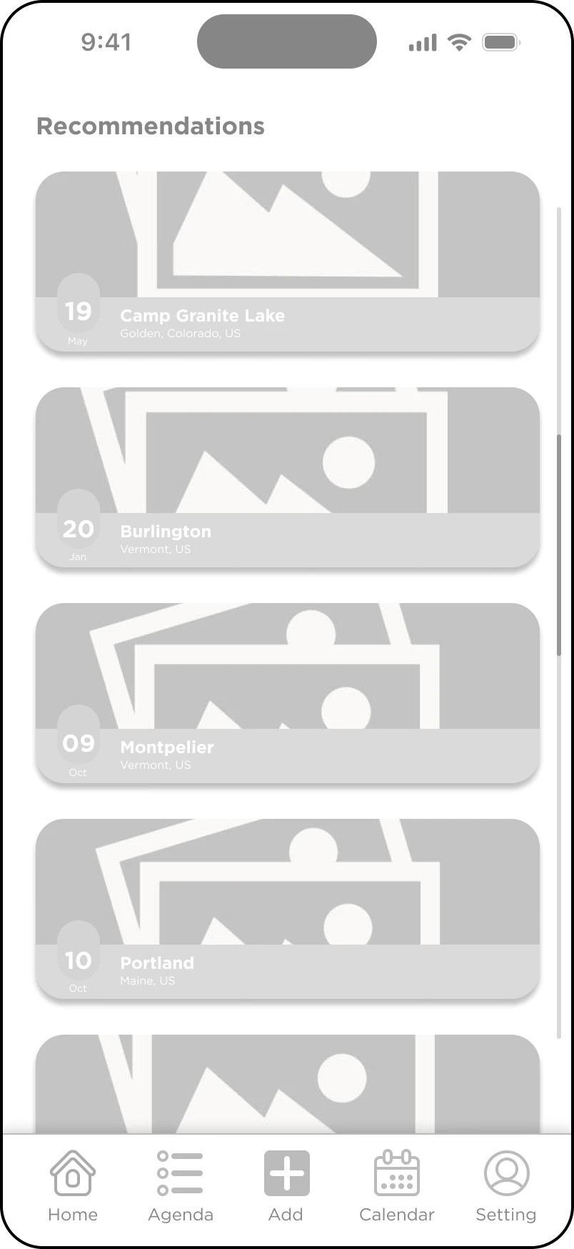 Wireframe Iteration 2